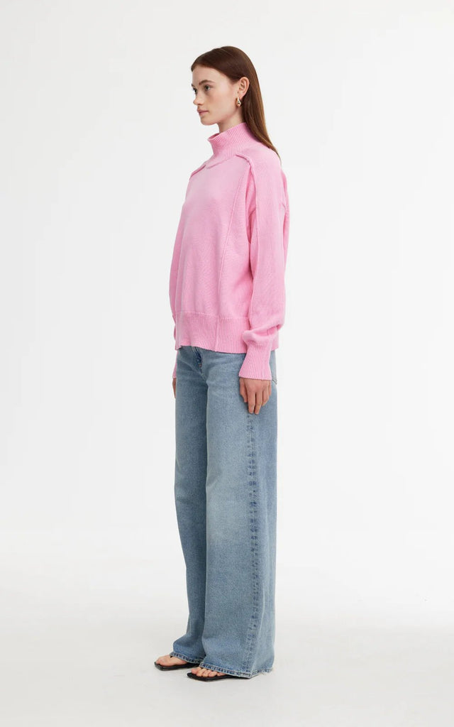 Mae Jumper - Pink - THE SHEARER'S WIFE