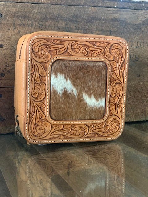Clementine Cowhide Jewellery Case - THE SHEARER'S WIFE