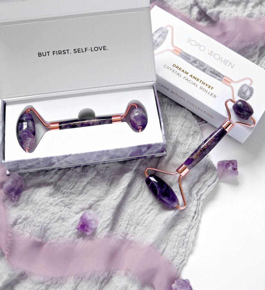 Crystal Facial Roller - Dream Amethyst - THE SHEARER'S WIFE
